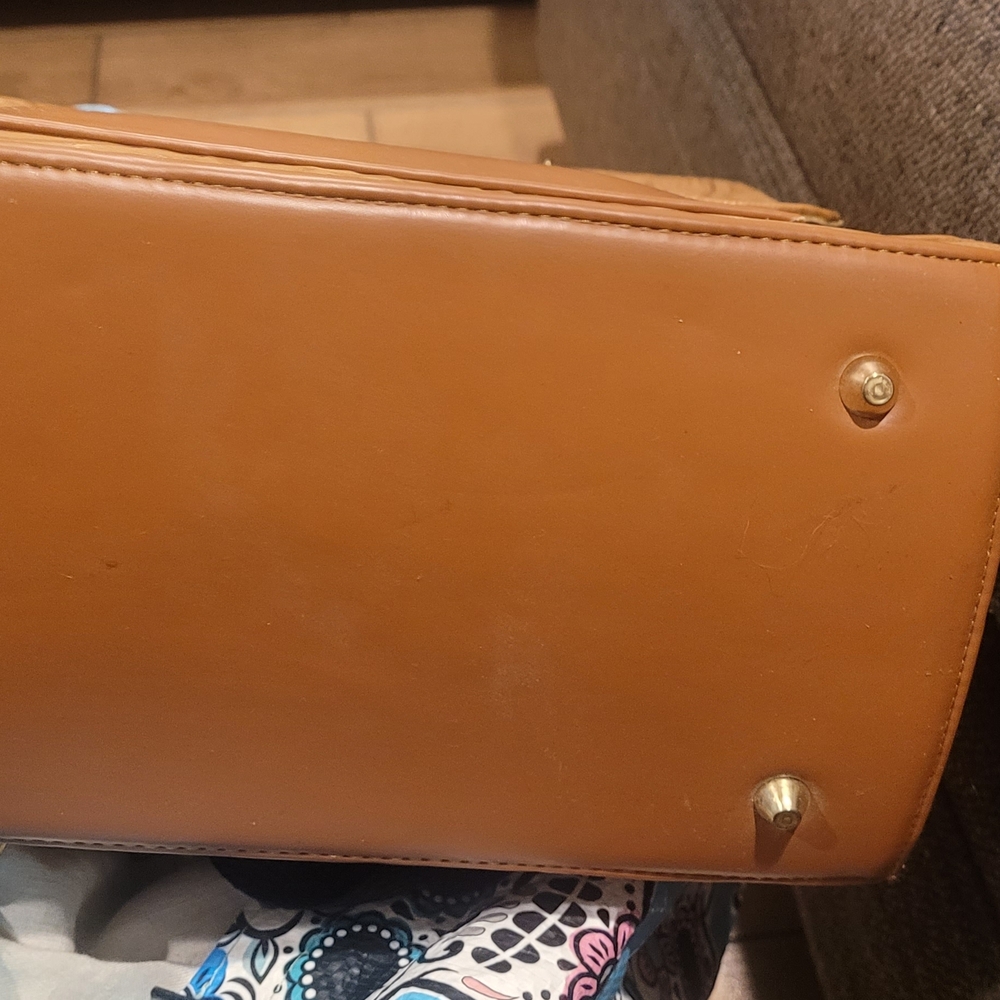 Arthsanal Chic Tan Leather Tote/Backpack